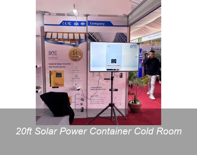 20ft Solar Power Container Cold Room
